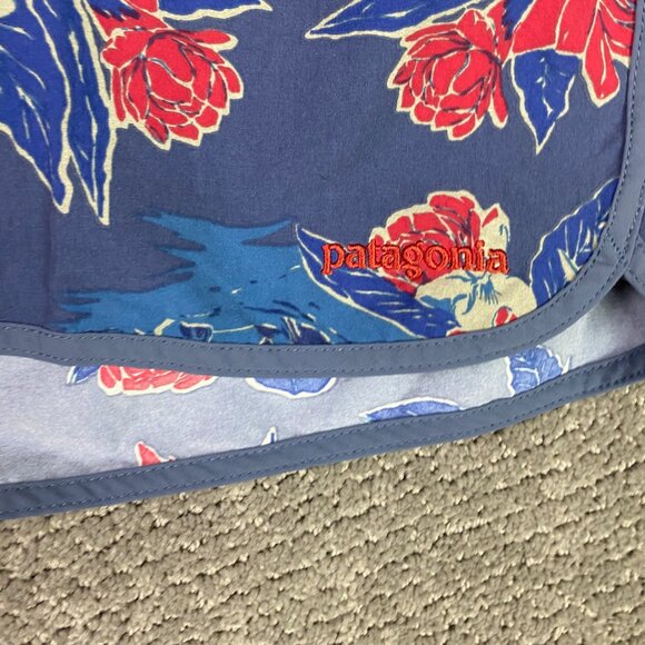 Patagonia Wavefarer Board Shorts Men's 40 Swim Trunks Floral Tropical Drawstring - Picture 2 of 12